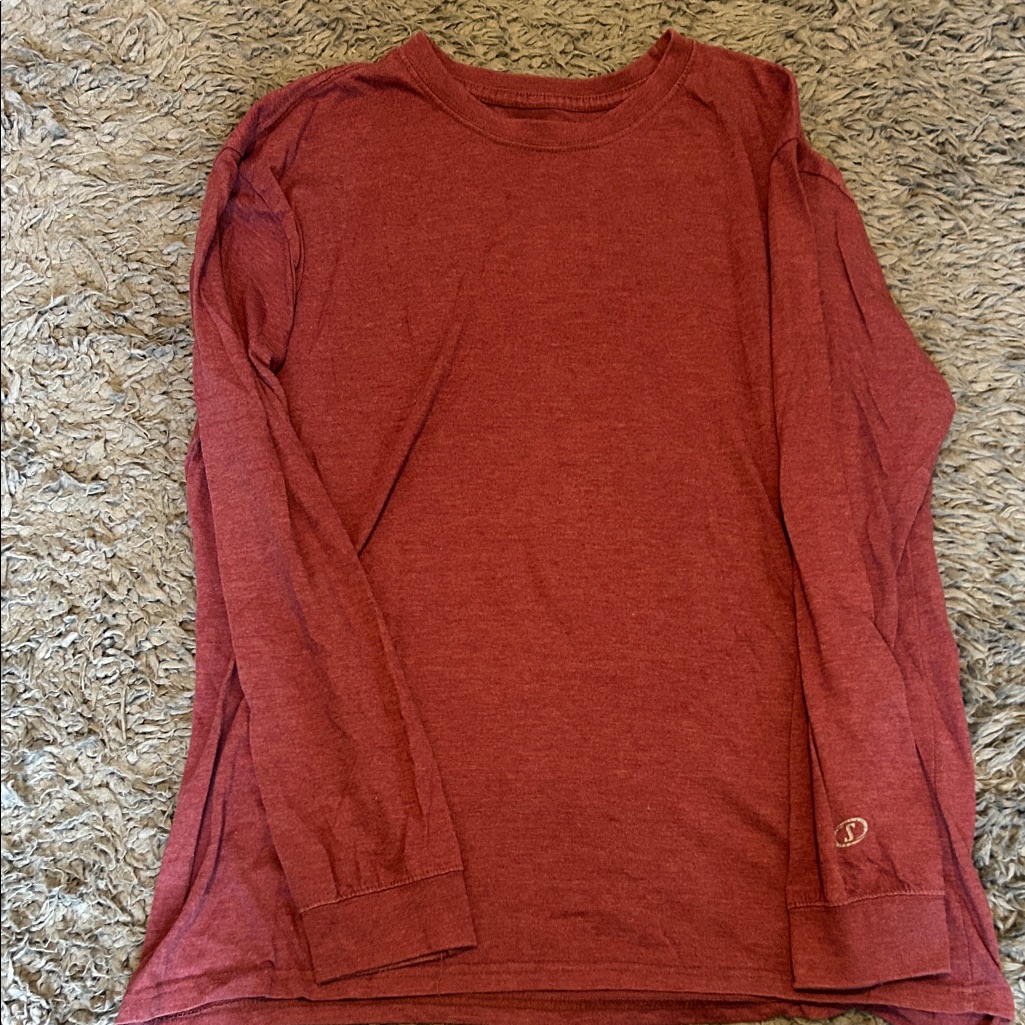 Spalding Maroon Long Sleeve Shirt